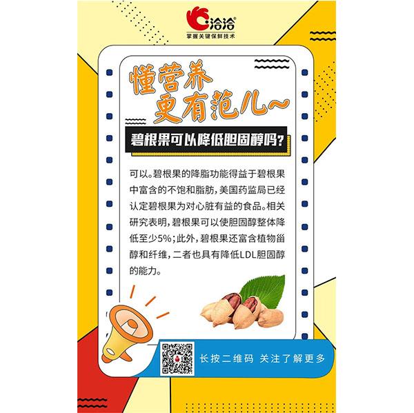 碧根果可以降低膽固醇嗎？